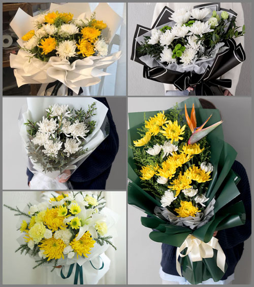 贵州贵阳息烽县温泉镇安龙村白事花束代送